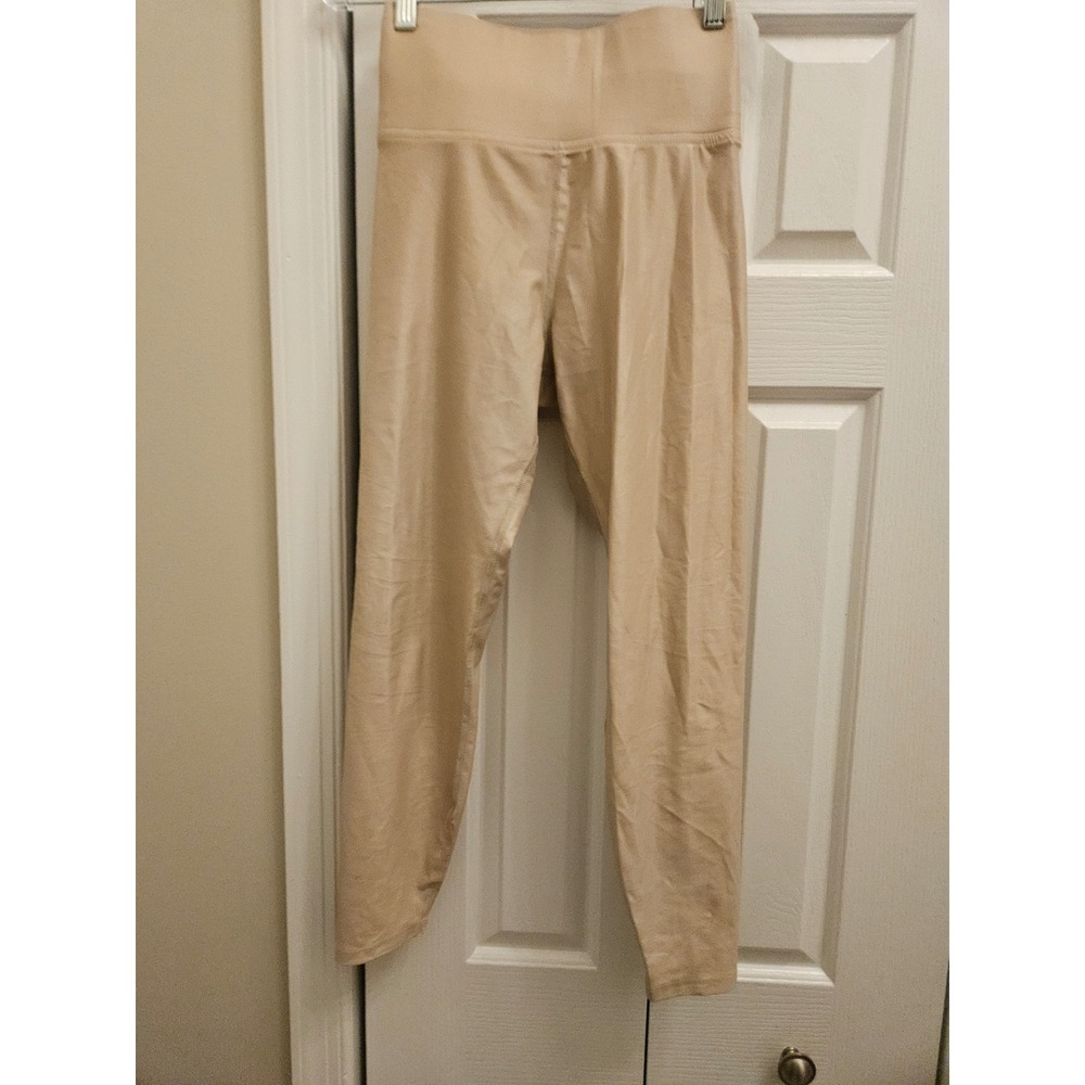 Pitusa Standard Women Tan Wide Leg Pants Crop Top Set Boho Resort Wear Size S/M